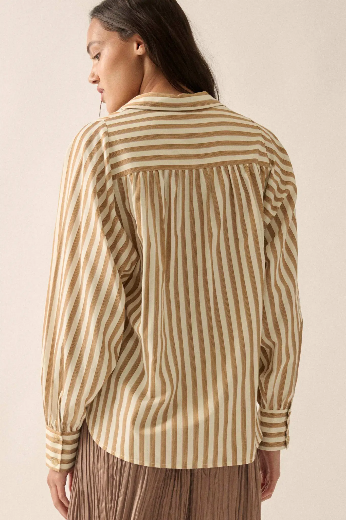 Vertical Ambition Striped Button-Up Shirt - Image 2