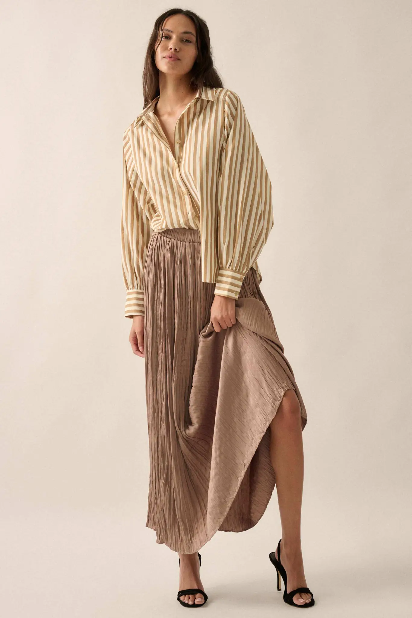 Vertical Ambition Striped Button-Up Shirt - Image 3