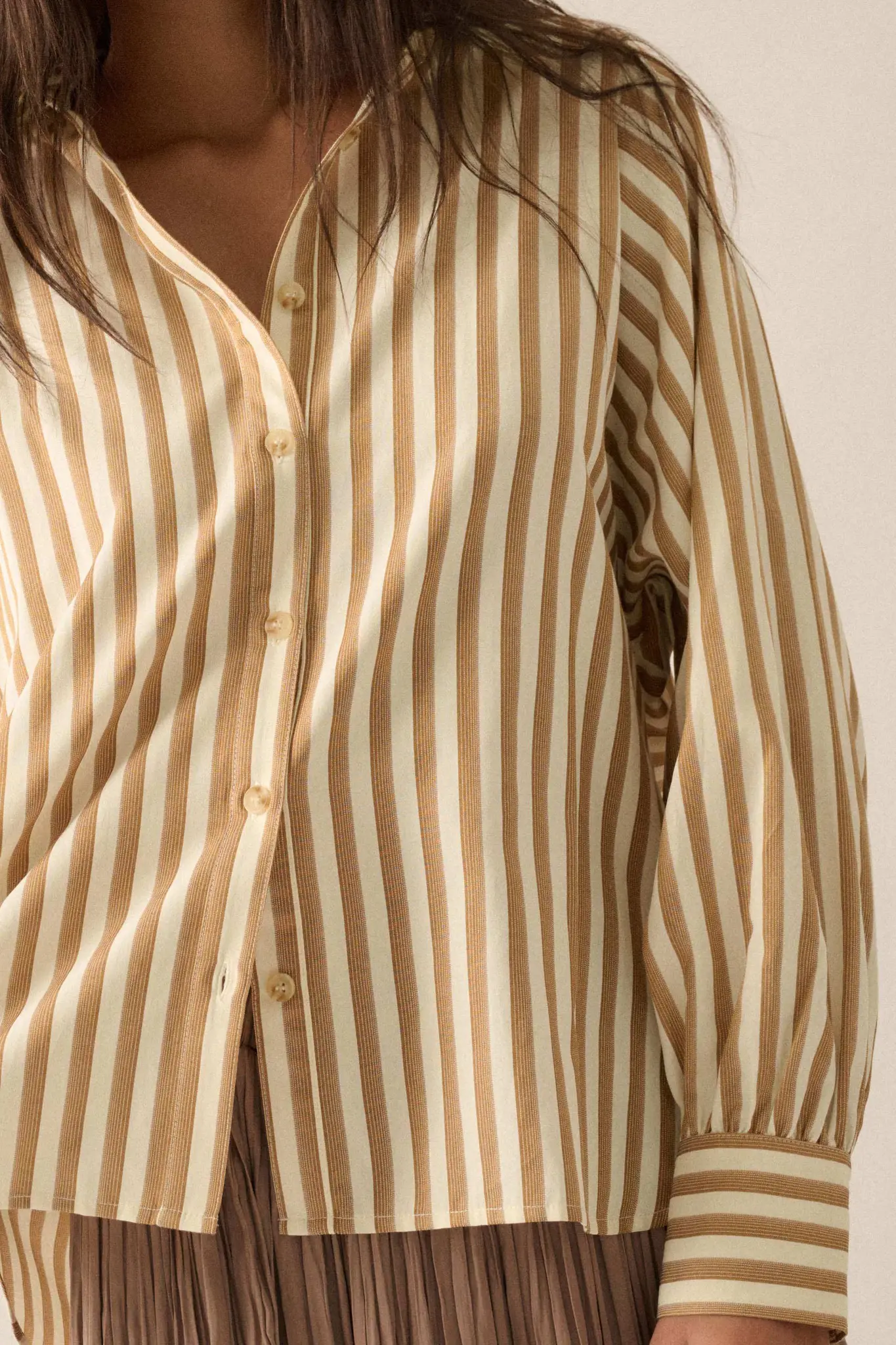 Vertical Ambition Striped Button-Up Shirt - Image 5