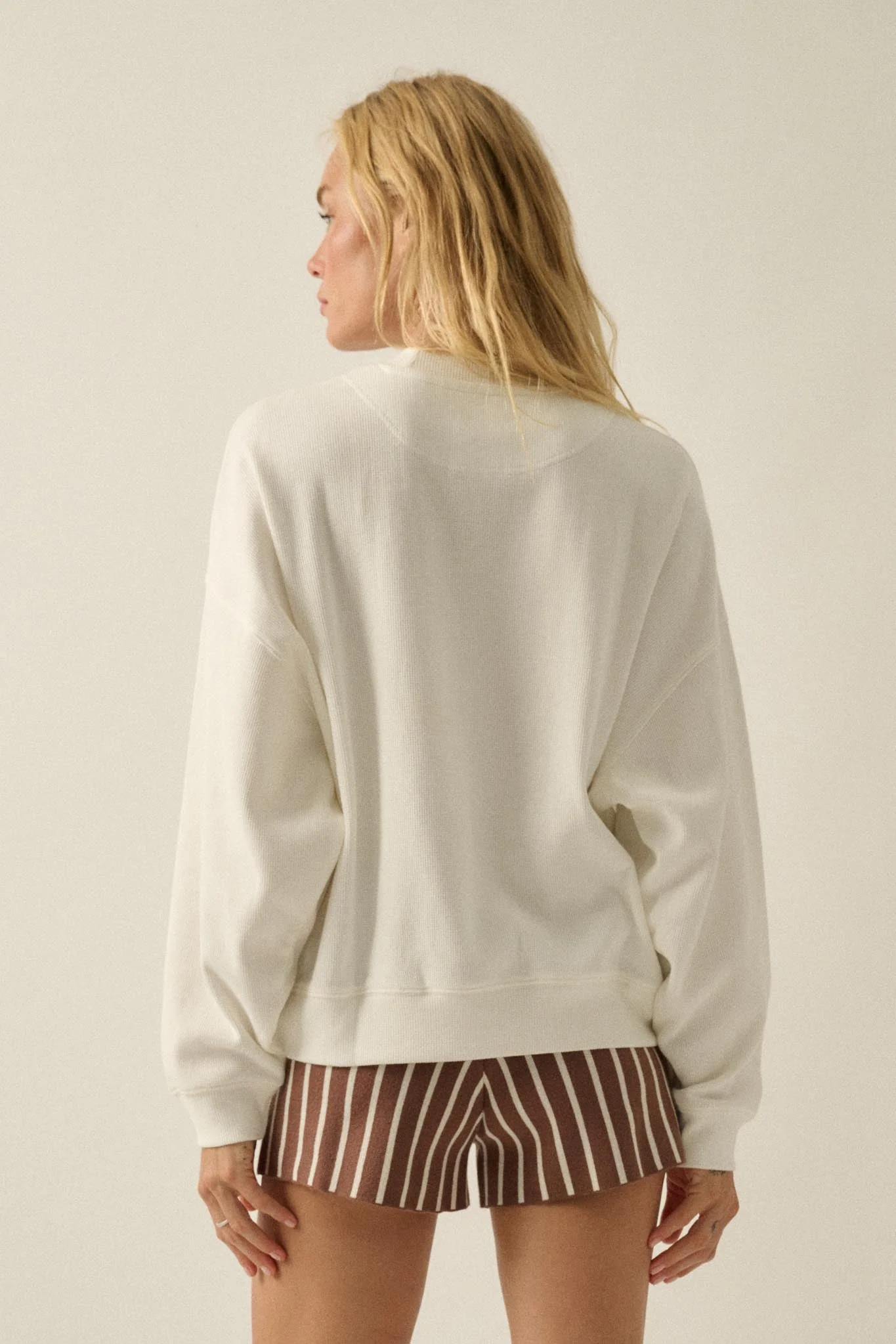 Wander Western Oversize Thermal Graphic Top - Image 6