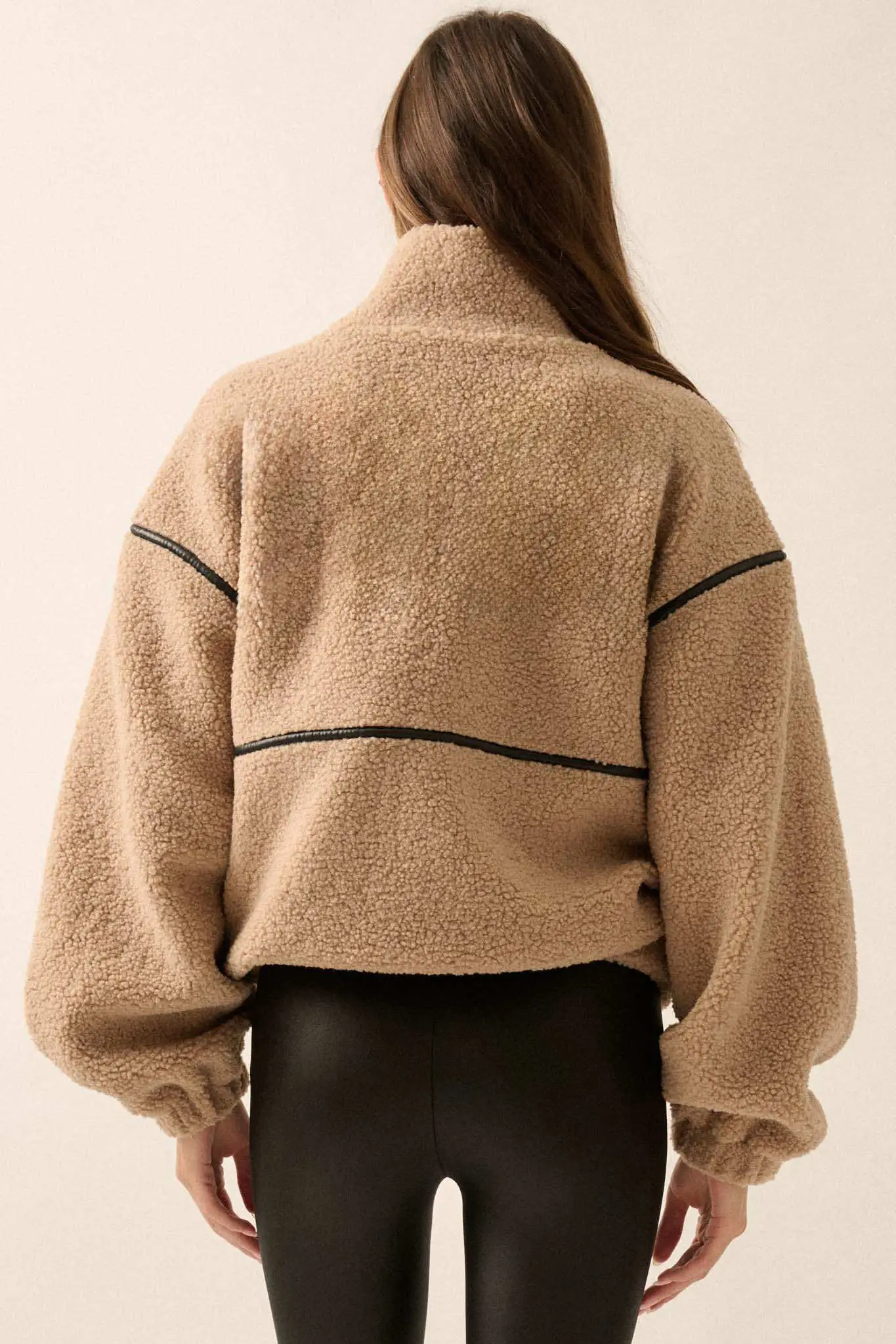 Warming Up Sherpa Fleece Zip-Front Jacket - Image 18
