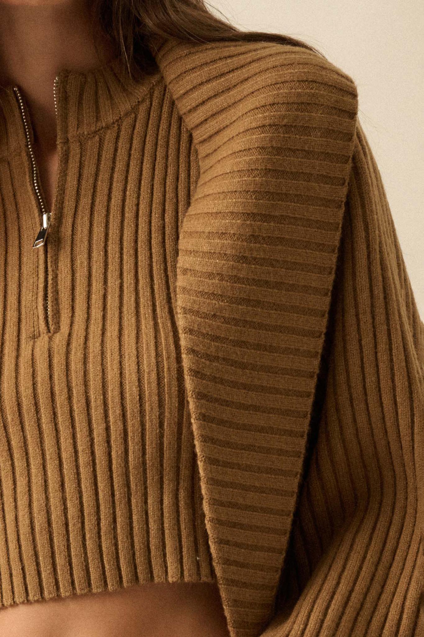 Way of Life Rib-Knit Shrug and Sleeveless Crop Top - Image 2