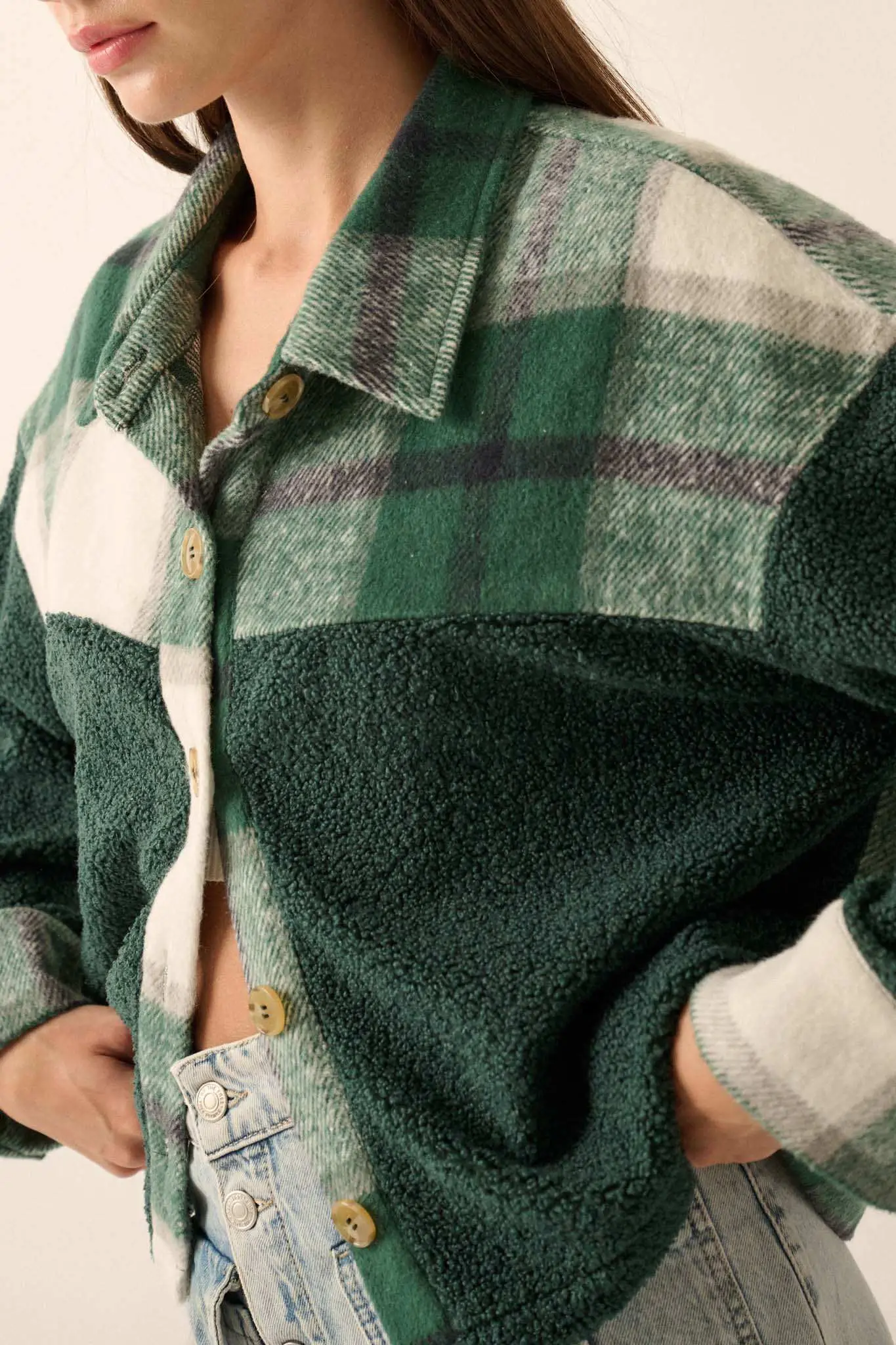 Wilderness Guide Flannel and Fleece Shacket - Image 3
