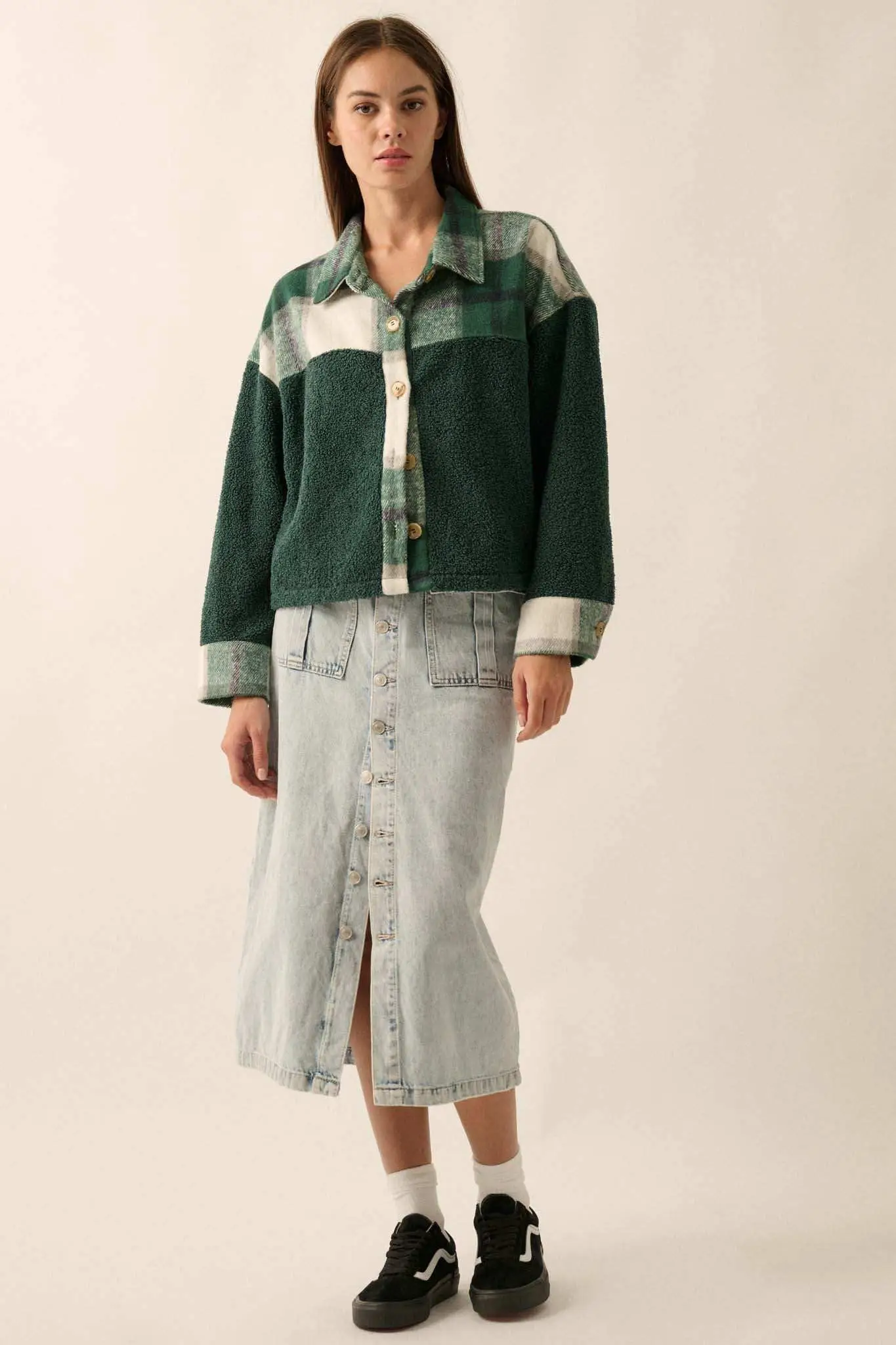 Wilderness Guide Flannel and Fleece Shacket - Image 4