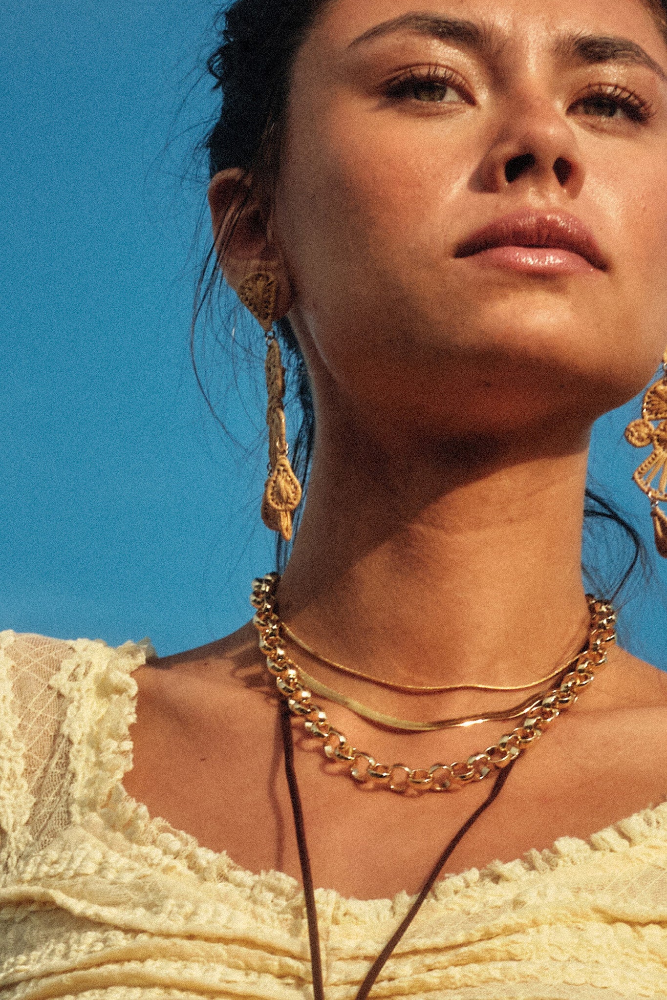 Wiltern Gold-Dipped Ring Chain Necklace - Image 2