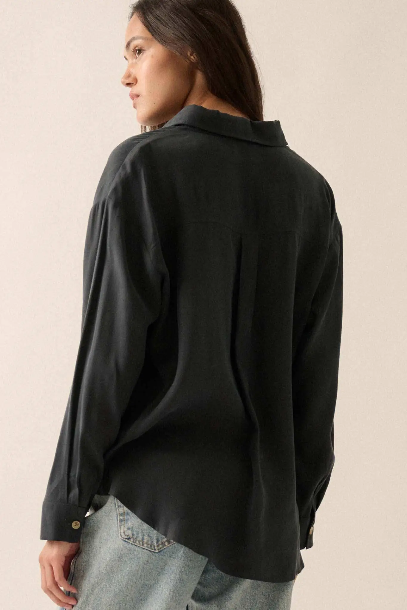 Work Ethic Solid Button-Up Pocket Shirt - Image 2