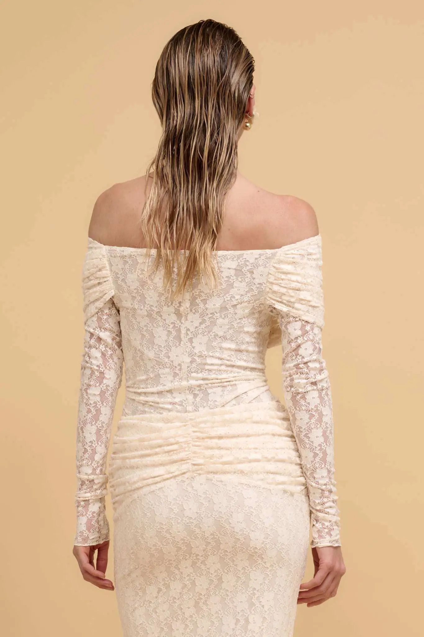 Written in the Stars Studded Lace Off-Shoulder Top - Image 12