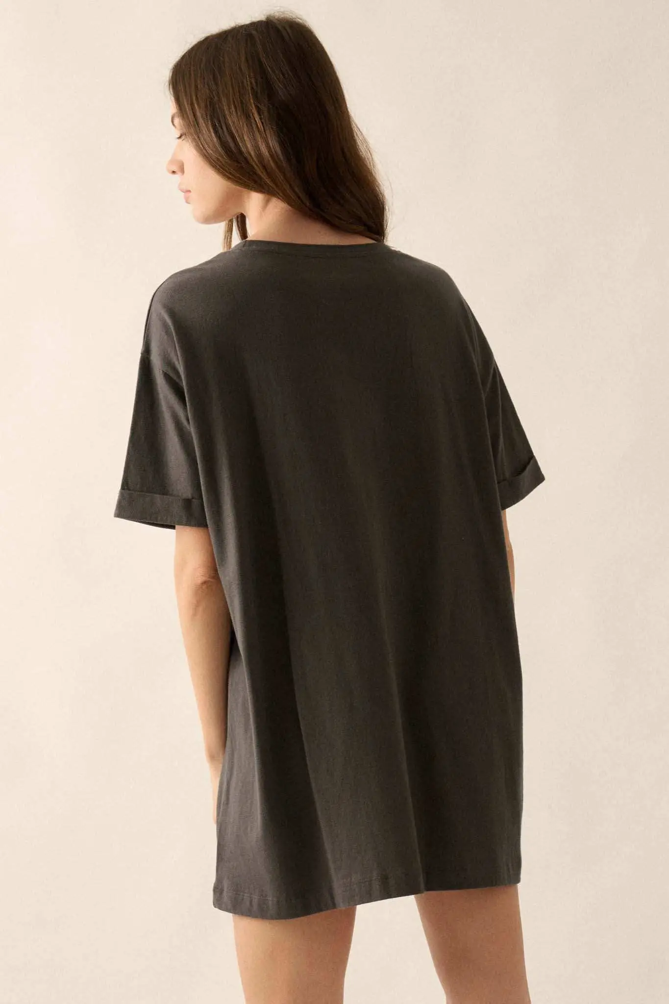 Y'all Cowboy Boots Oversize Cuffed Graphic Tee - Image 6